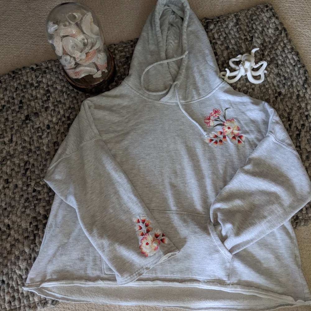 Betsey Johnson Embroidered Hoodie